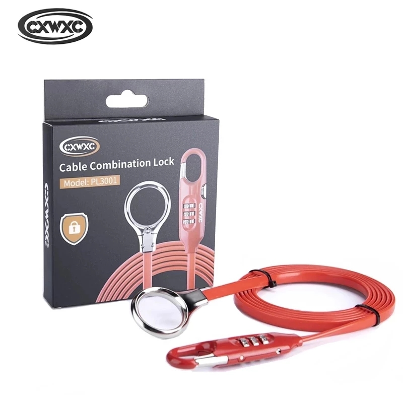 Bloqueio de senha portátil par - Cable Lock Flexible avaliação e preço
