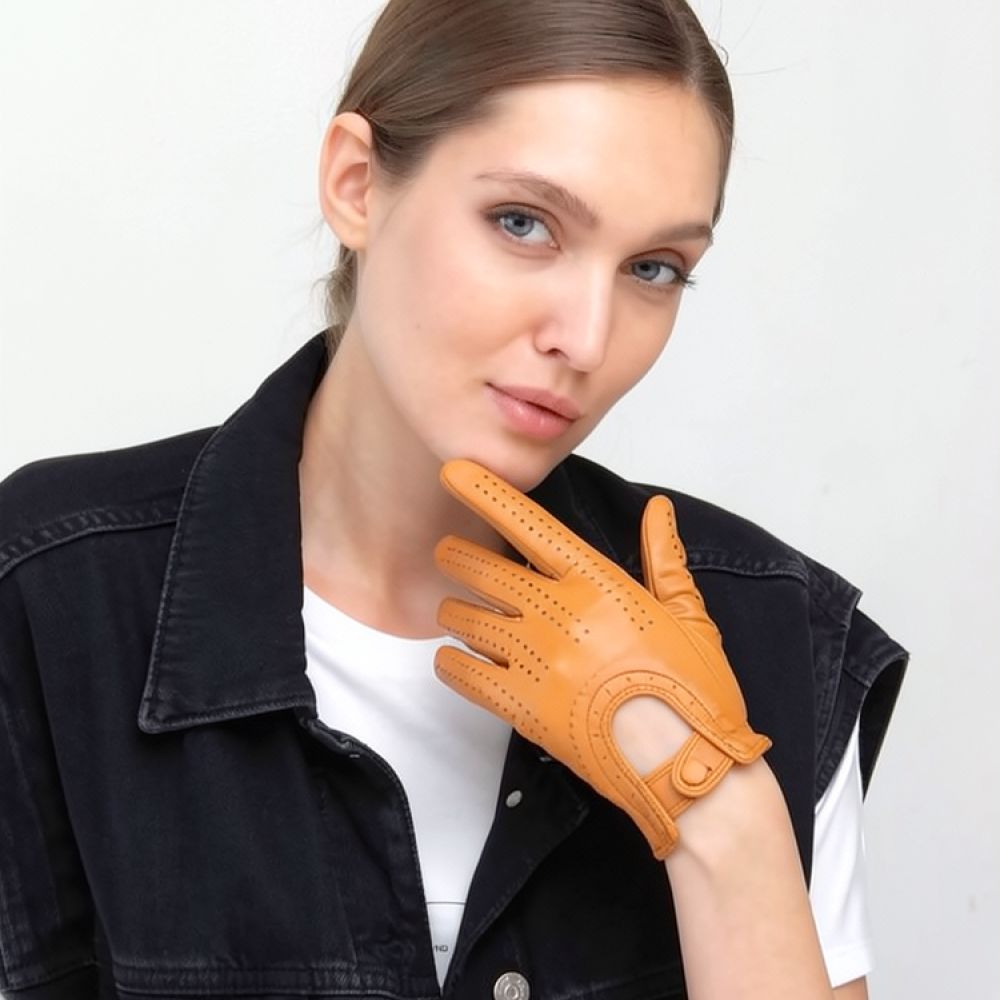 Luvas de couro femininas elega - Cycling Commute Essentials avaliação e preço